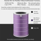 Mi Air Purifier Filter (Antibacterial) - antibakteriális légtisztító lila szűrő (SCG4011TW)