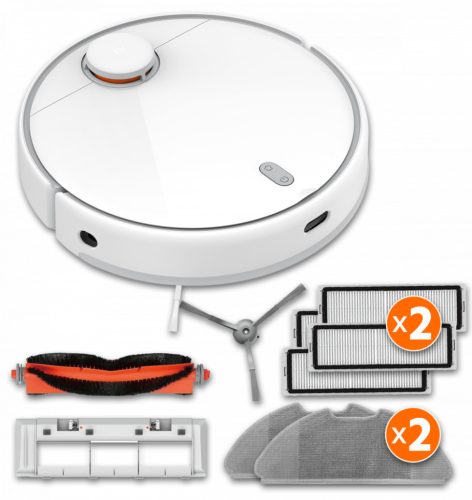 Mi Robot Vacuum-Mop 2 Pro robotporszívó - Fehér patyolat szett