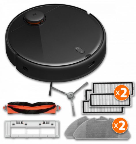 Mi Robot Vacuum-Mop 2 Pro robotporszívó - Fekete patyolat szett