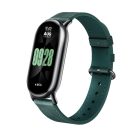 Xiaomi Smart Band 8 Checkered Strap (BHR7308GL) - kockás bőrszíj Green
