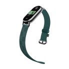 Xiaomi Smart Band 8 Checkered Strap (BHR7308GL) - kockás bőrszíj Green