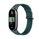 Xiaomi Smart Band 8 Checkered Strap (BHR7308GL) - kockás bőrszíj Green
