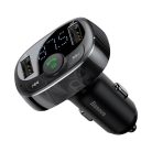 Baseus multifunctional transmitter 2xUSB microSD FM transmitter black (CCTM-01)