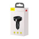Baseus multifunctional transmitter 2xUSB microSD FM transmitter black (CCTM-01)