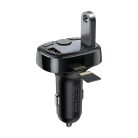 Baseus multifunctional transmitter 2xUSB microSD FM transmitter black (CCTM-01)
