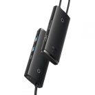 Baseus Lite Sorozat Hub 6 az 1-ben USB-C - 2x USB 3.0 + USB-C + HDMI + SD, fekete