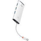 Baseus Lite Sorozat Hub 5 az 1-ben USB-C - 3x USB 3.0 + USB-C + HDMI Fekete