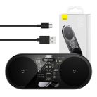 Baseus Digital LED Display kettős Qi vezeték nélküli töltő 20W (WXSX010101)