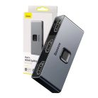 Baseus Matrix HDMI kétirányú elosztó 2x1 / 1x2 4K (CAHUB-BC0G)