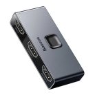 Baseus Matrix HDMI kétirányú elosztó 2x1 / 1x2 4K (CAHUB-BC0G)