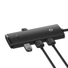 Baseus Lite Series Hub 4in1 USB-C - 4x USB 3.0 1m fekete (WKQX030401)