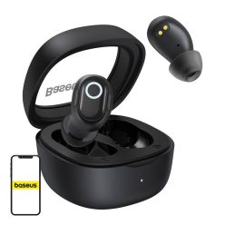   Baseus Bowie WM02 True Wireless Bluetooth fekete fülhallgató