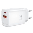Fali töltő XO CE16 45W 1x USB-C 1x USB-A